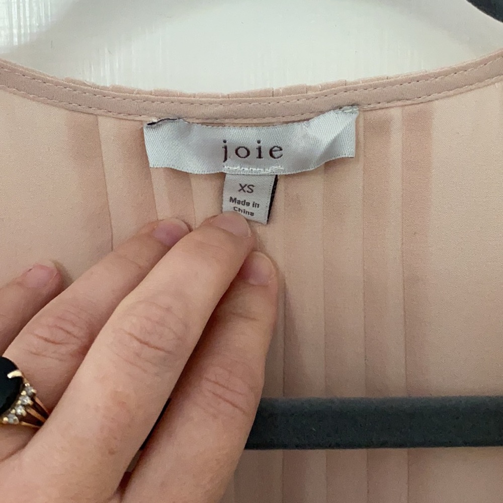 Joie Binna Silk top in “Pink Sky” color - Picture 5 of 6